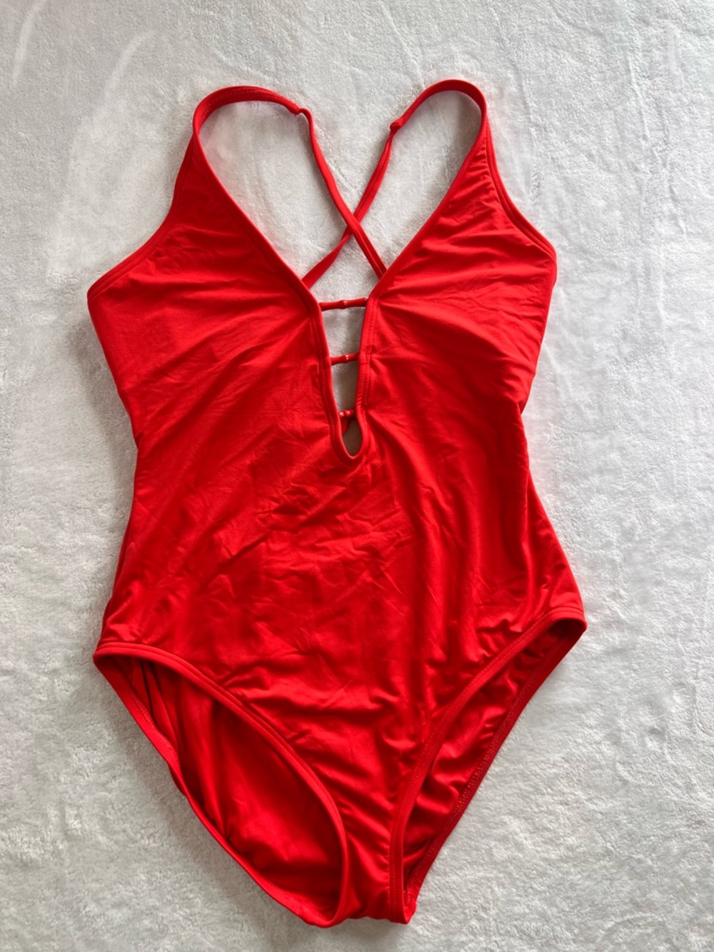Red One-Piece Swimwear Women’s Size 14